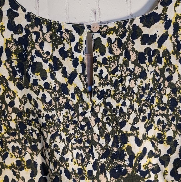 CREAMIE Gorgeous Dress! Girls' 8  Lined Animal Print Long-sleeved Party Dress - Picture 8 of 11